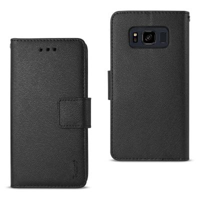 REIKO SAMSUNG GALAXY S8 ACTIVE 3-IN-1 WALLET CASE IN BLACK