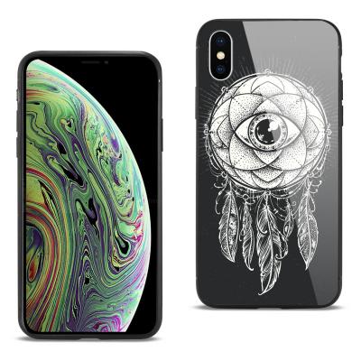 Reiko iPhone XS MAX Hard Glass Design TPU Case