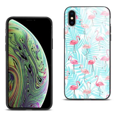 Reiko iPhone XS MAX Hard Glass Design TPU Case