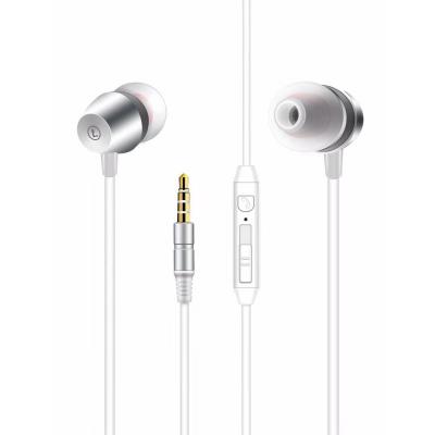 High Quality Sound  Universal In-ear Earphones In Silver