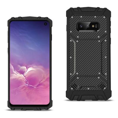 Reiko SAMSUNG GALAXY S10 Lite Carbon Fiber Hard-shell Case In Black