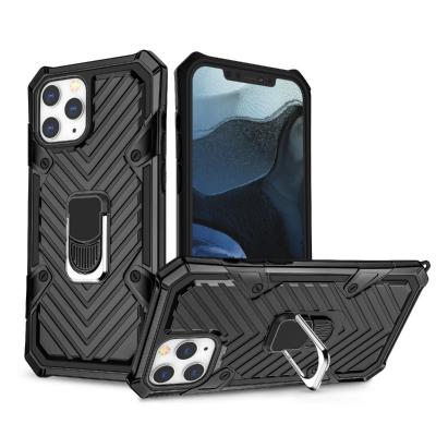 IPHONE 12 PRO MAX Kickstand Anti-Shock And Anti Falling Case In Black