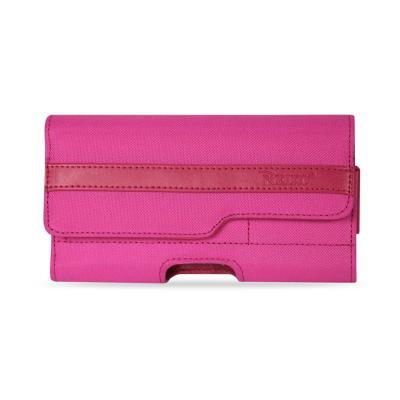 Reiko Rugged Pouch With Card Holder In Pink (6.6X3.5X0.7 Inches)