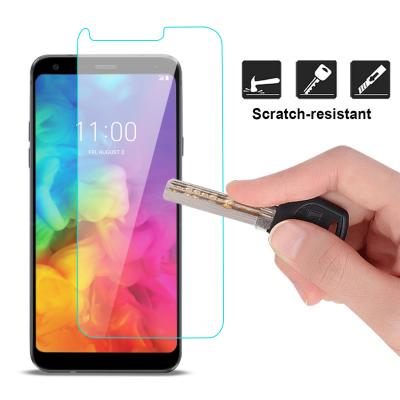 Reiko LG Q7 Lite Tempered Glass Screen Protector In Clear _x000D_
