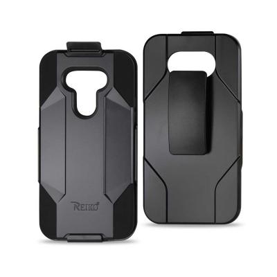 REIKO LG G5 3-IN-1 HYBRID HEAVY DUTY HOLSTER COMBO CASE IN BLACK