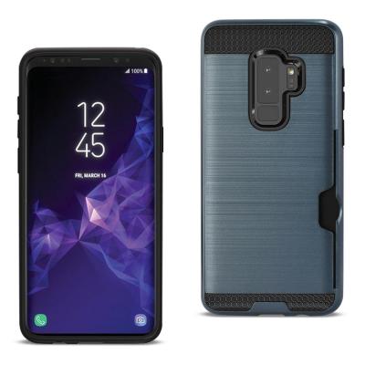 Reiko Samsung Galaxy S9 Plus Slim Armor Hybrid Case With Card Holder In Navy