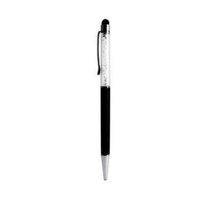 REIKO CRYSTAL STYLUS TOUCH SCREEN WITH INK PEN IN BLACK