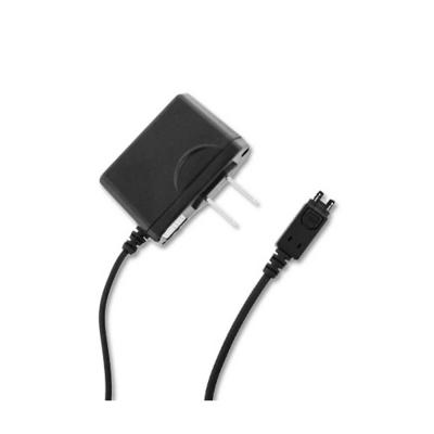 REIKO PORTABLE MOTOROLA V60 USB TRAVEL ADAPTER CHARGER WITH BUILT IN CABLE IN BLACK