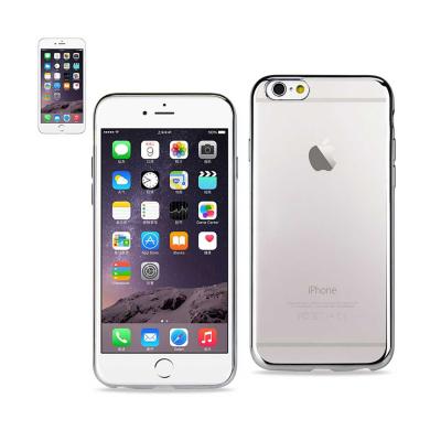 Reiko iPhone 6S Plus/ 6 Plus Frame Case With Clear Back In Silver