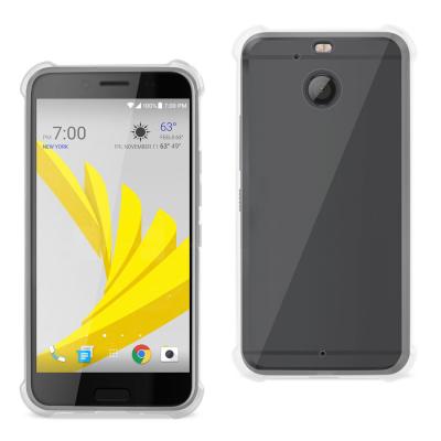 Reiko Htc Bolt Clear Bumper Case With Air Cushion Protection In Clear