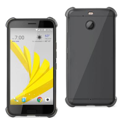 Reiko Htc Bolt Clear Bumper Case With Air Cushion Protection In Clear Black