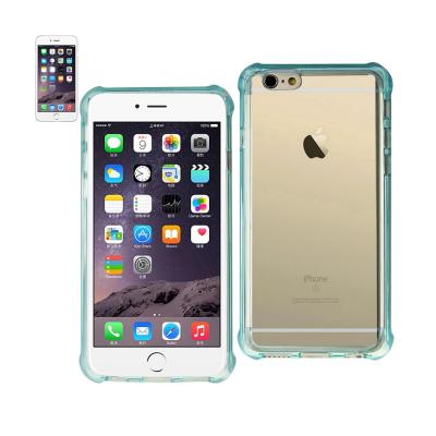 Reiko iPhone 6S Plus/ 6 Plus Clear Bumper Case With Air Cushion Protection In Clear Navy