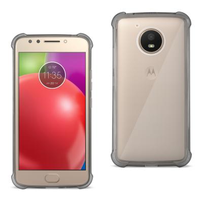 Reiko Motorola Moto E4 Active Clear Bumper Case With Air Cushion Protection In Clear Black