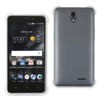 Reiko Zte Maven 2/ Chapel (Z831) Clear Bumper Case With Air Cushion Protection In Clear