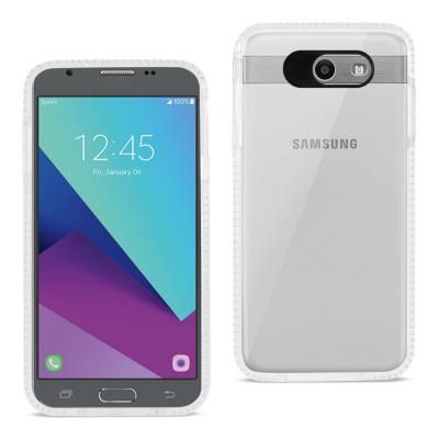 REIKO SAMSUNG GALAXY J7 V (2017) SOFT TRANSPARENT TPU CASE IN CLEAR WHITE