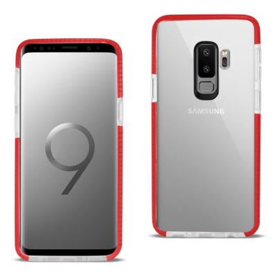 Reiko Samsung Galaxy S9 Plus Soft Transparent TPU Case In Clear Red